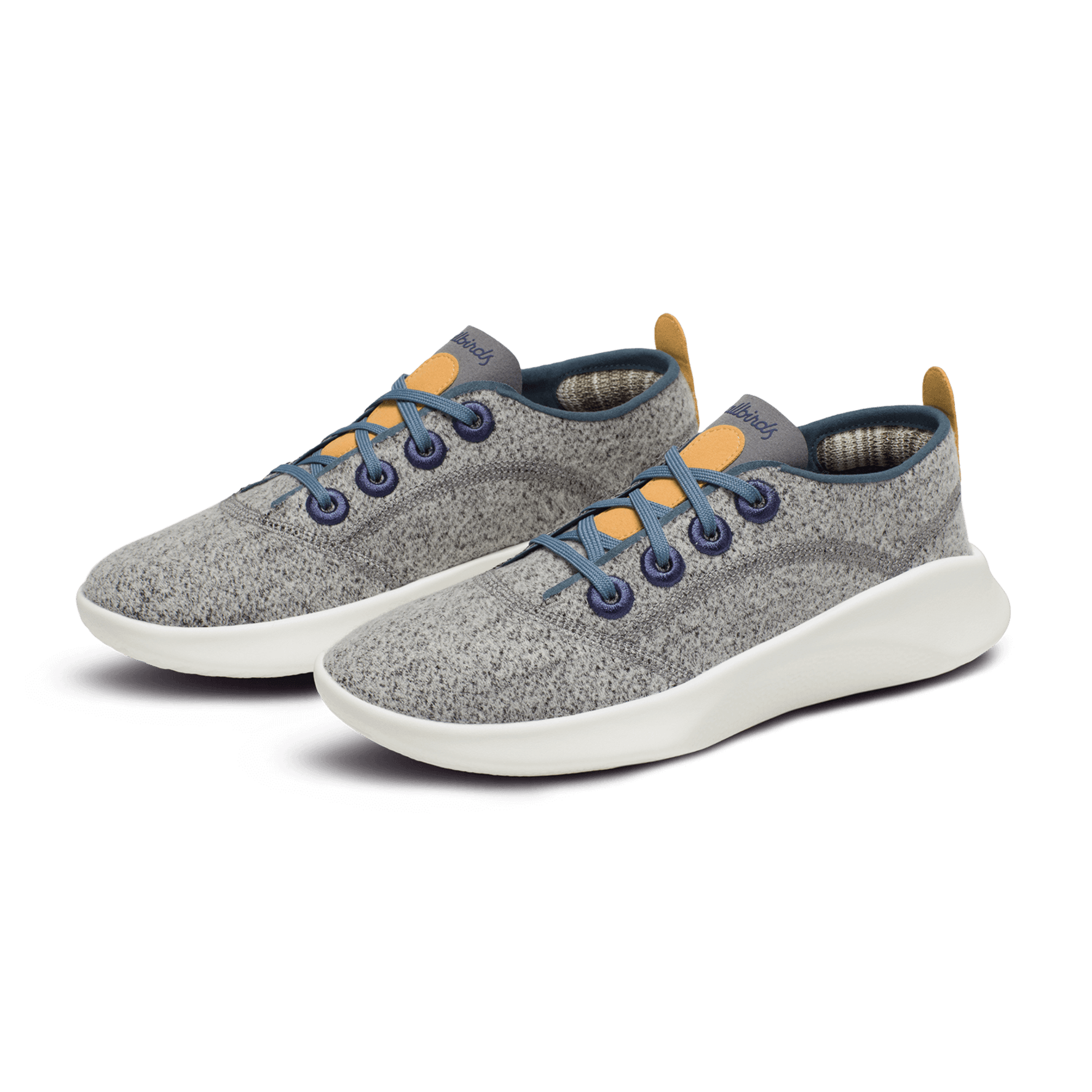 Women s SuperLight Wool Runners Dapple Grey Natural White Sole