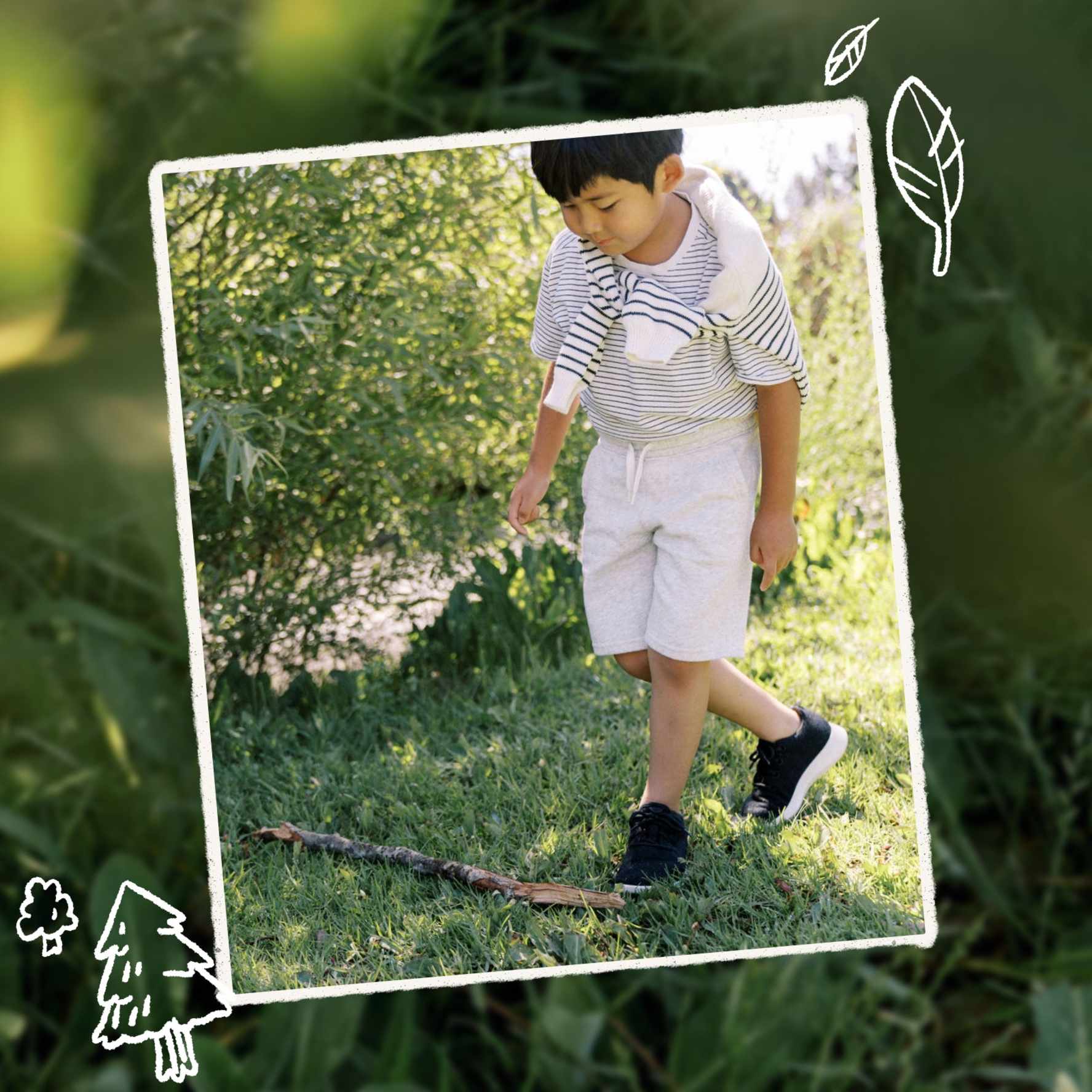 Smallbirds Wool Runners for Big Kids Natural White Allbirds