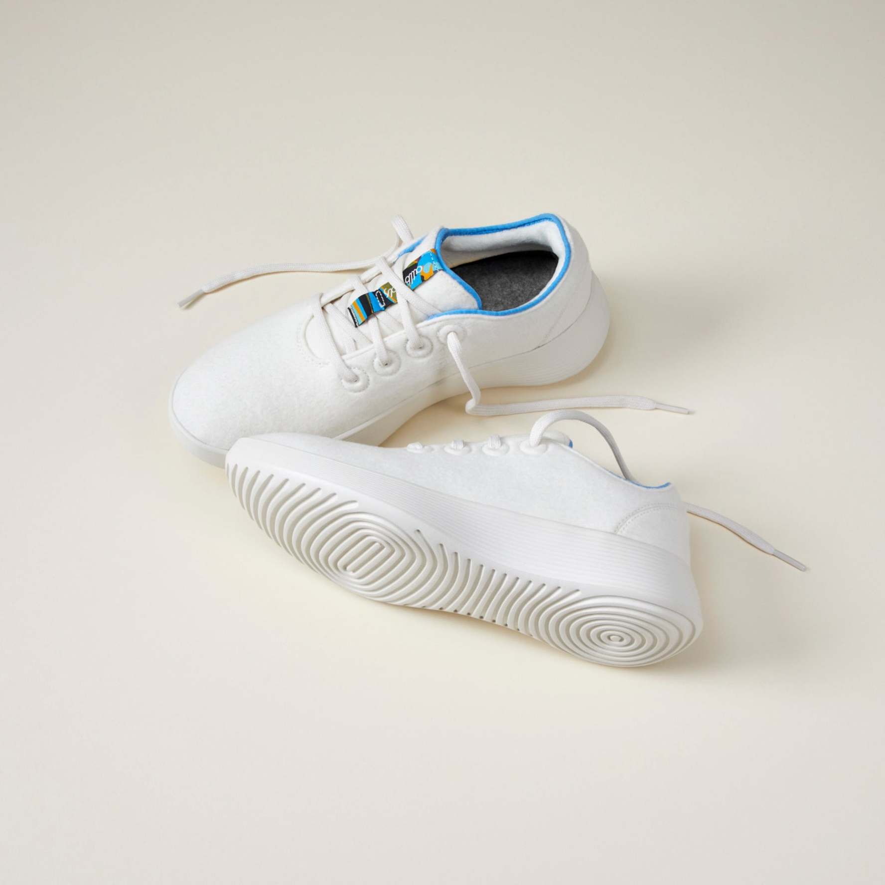 Women s Wool Runner 2 Natural White NZ Blue Natural White Sole