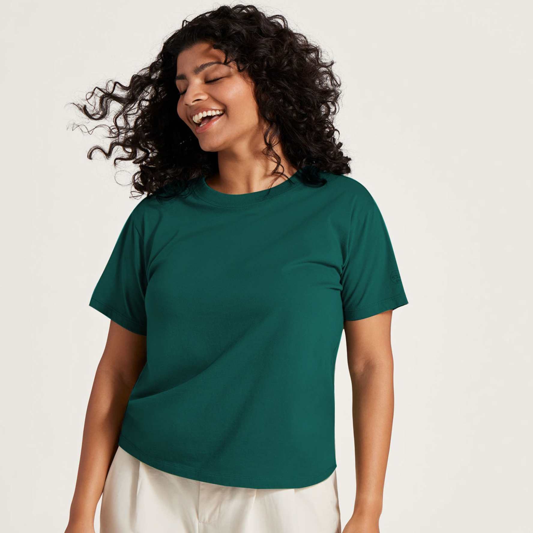 Ladies cotton tee shirts clearance