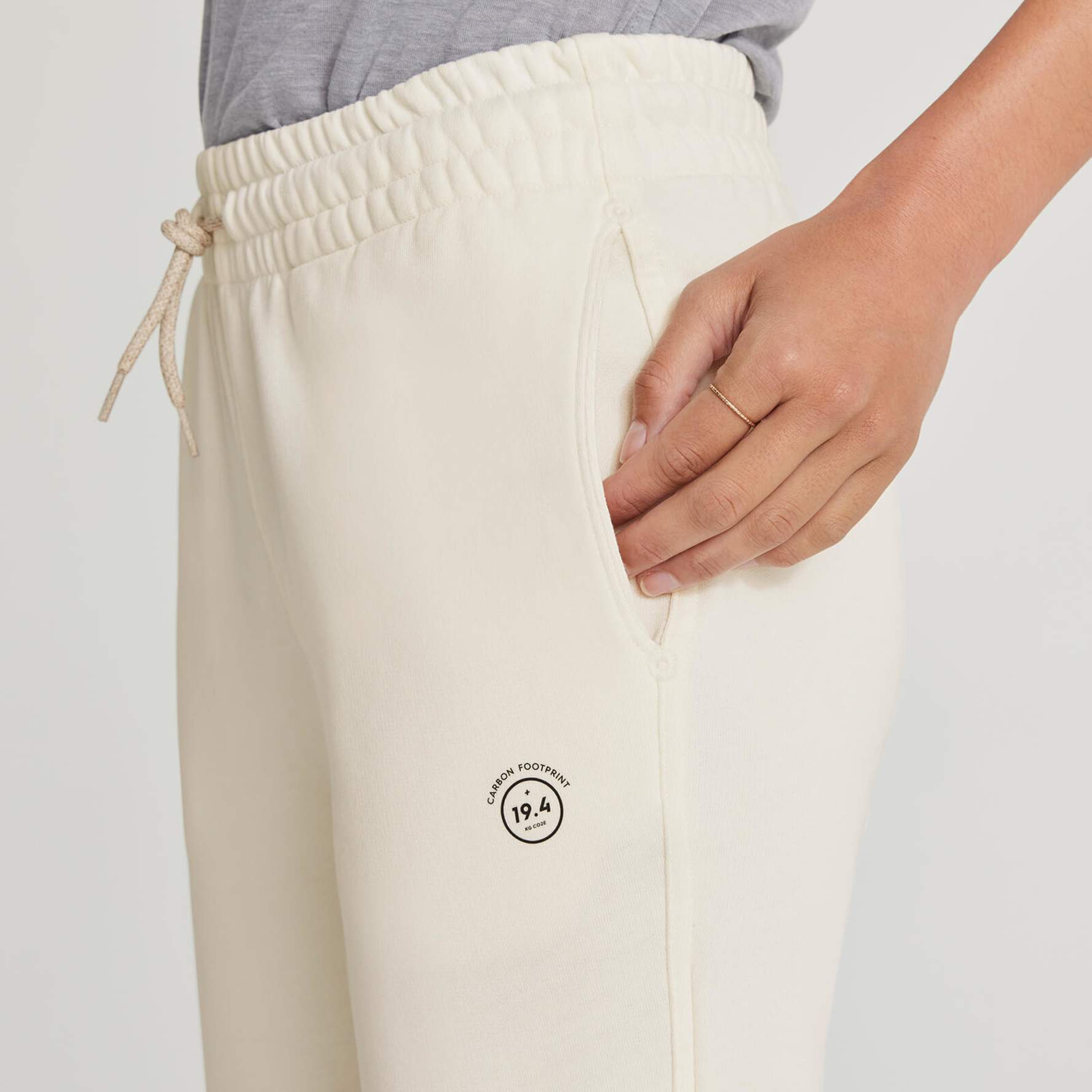 White sweatpant shorts cheap