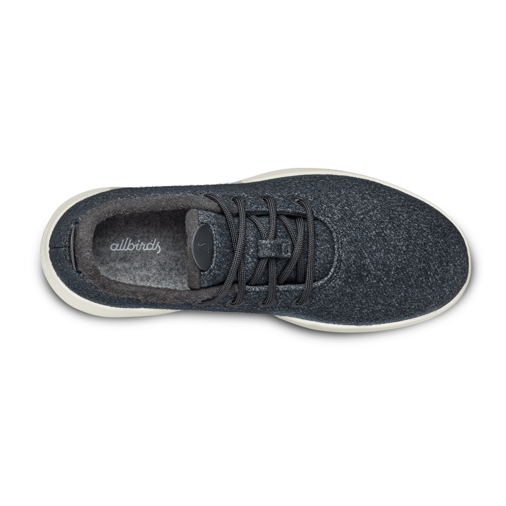 Women's Wool Runner Mizzles - Natural Black (Natural White Sole)