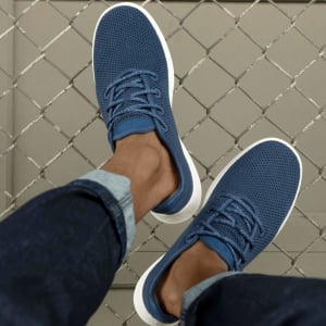 blue white shoes