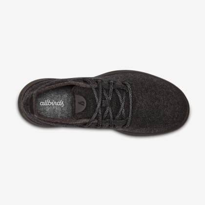 mens all black runners