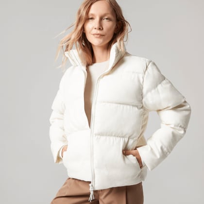 womens puffer coat with hood