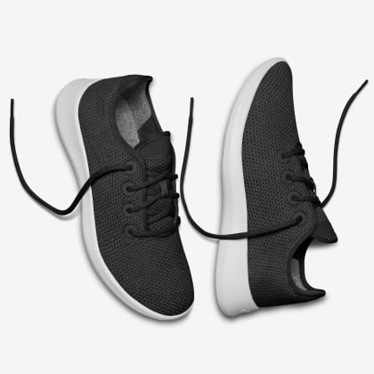 Allbirds Women's Tree Runners, Black, Size 7