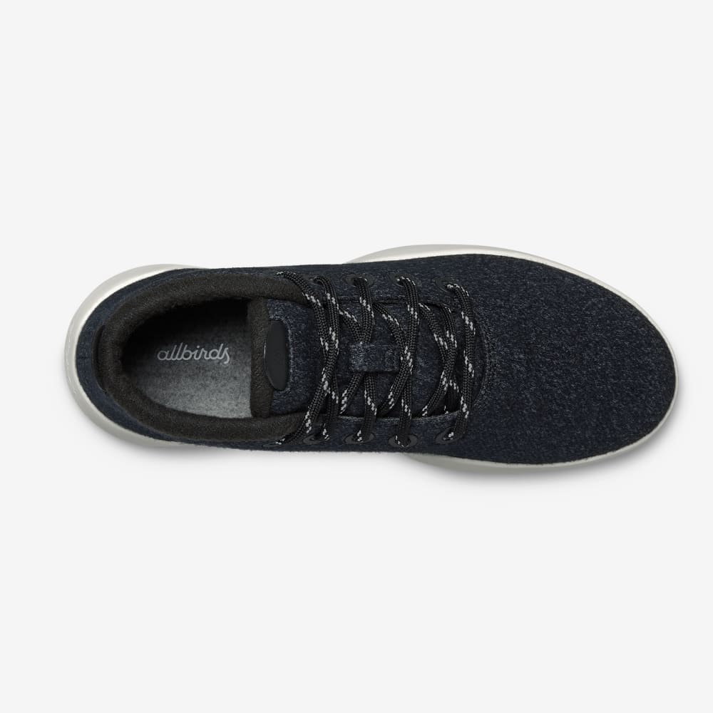Allbirds Men's Wool Runner-up Mizzles, Up Mizzles - Natural Black, Size 13