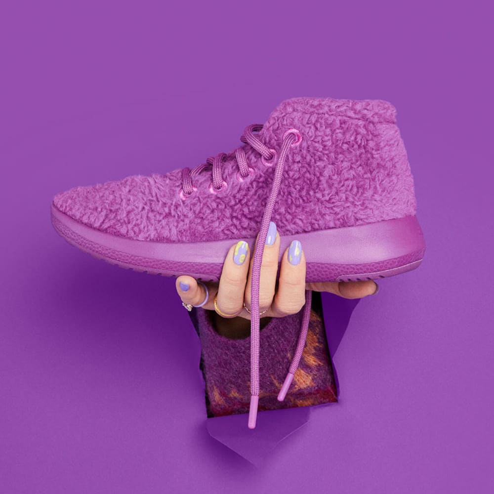 Women's Wool Runnerup Fluffs Natural Black Everyday Sneakers Allbirds