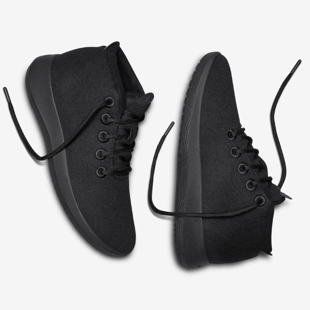 Allbirds Men's Wool Runnerup Mizzles True Black, Reviews Wet