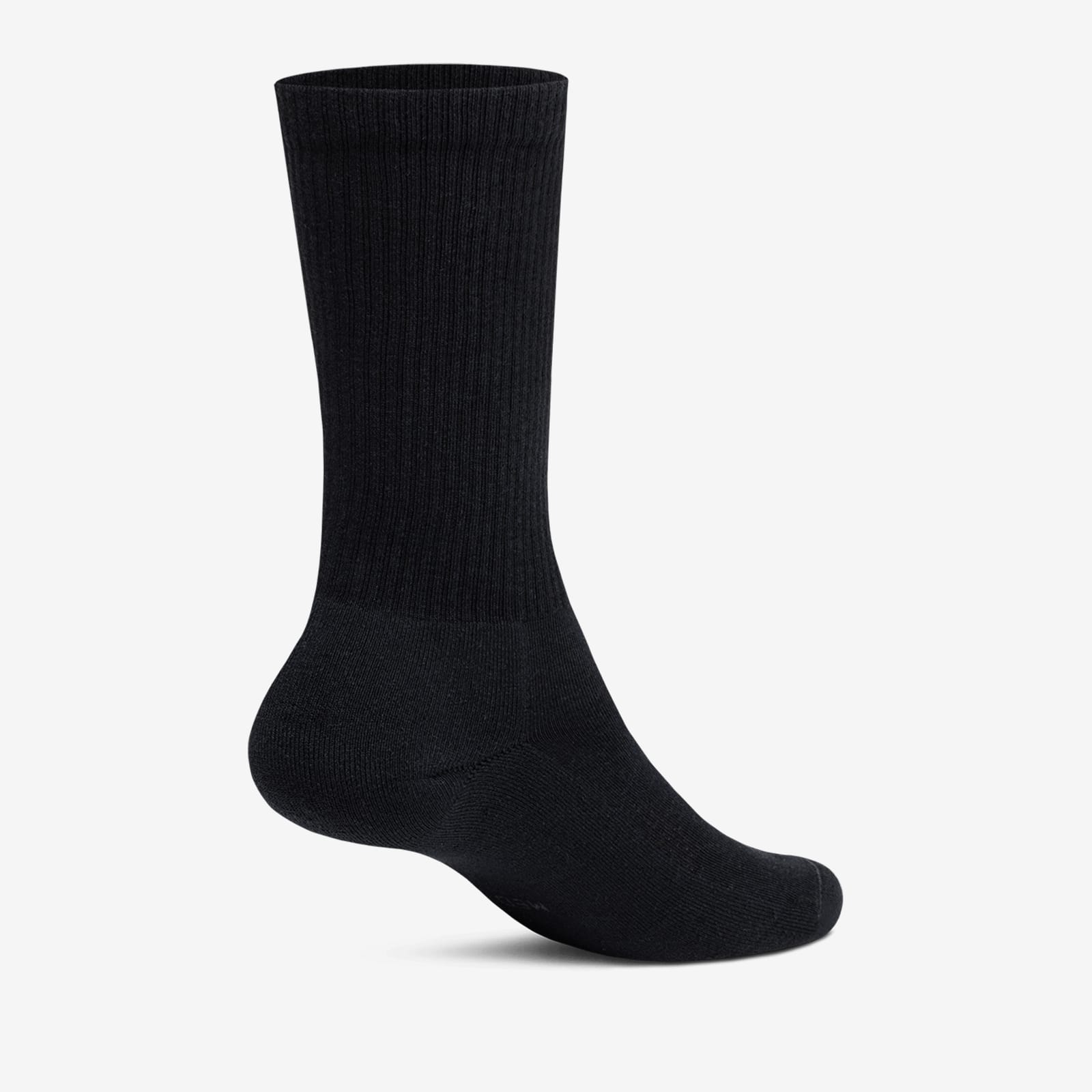 Anytime Crew Sock Natural Black