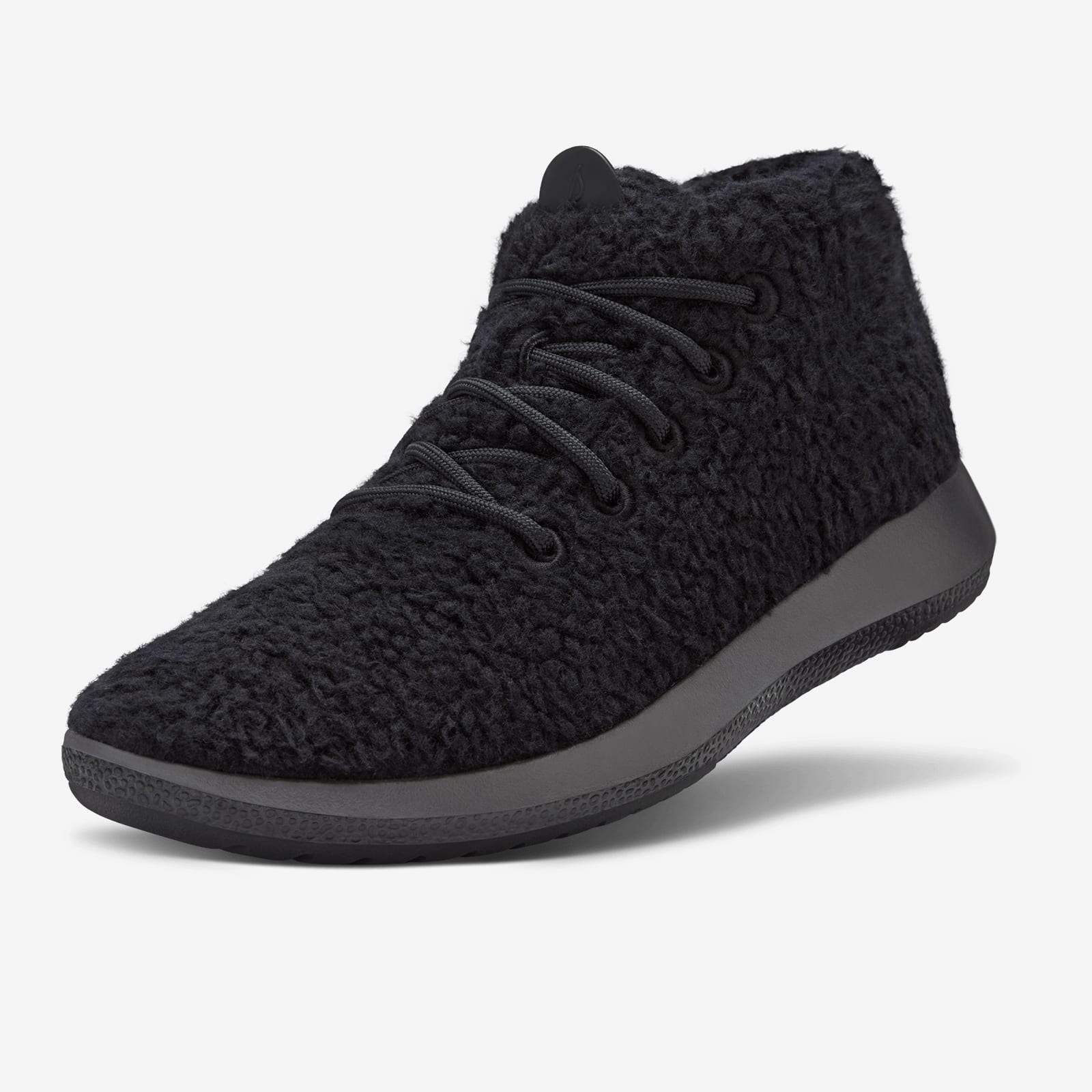 Men's Wool Runnerup Fluffs Natural Black (Natural Black Sole)