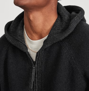 Wool deals hoodie mens