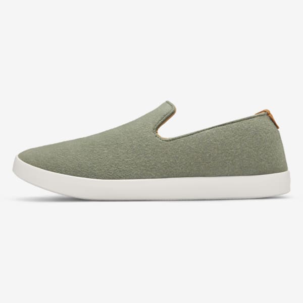 Women's Wool Loungers - Hazy Pine (Natural White Sole)