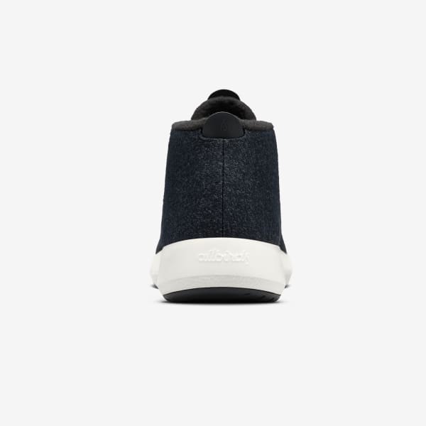 Men's Wool Runner-up Mizzles - Natural Black (Natural White Sole)