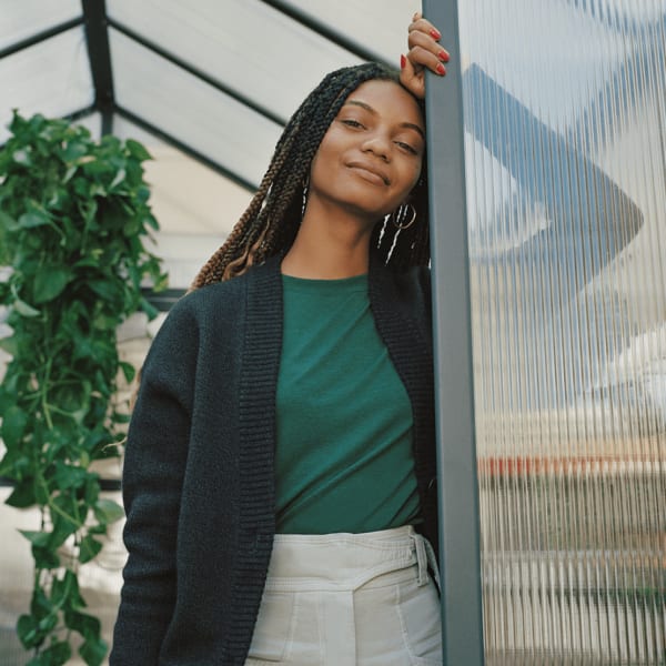 Women's Wool Cardi - Charcoal