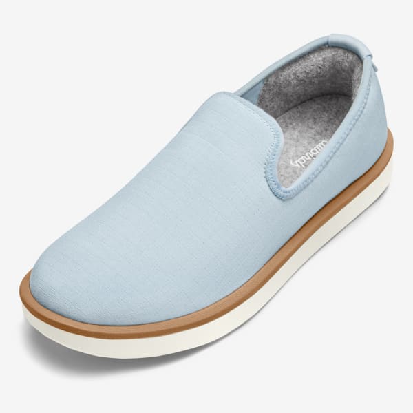 Women's Wool Lounger Woven - Blue Hush (Natural White Sole)
