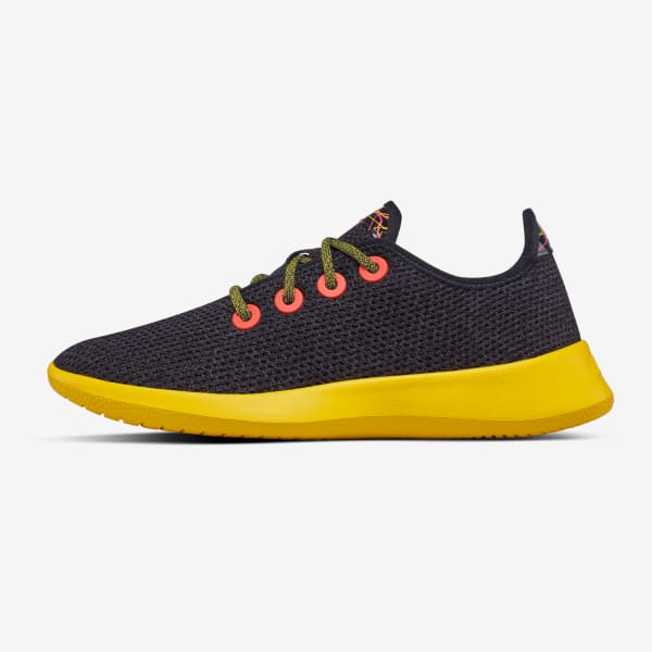 Men's Tree Runners - Heathered Black (Sunny Gold Sole)