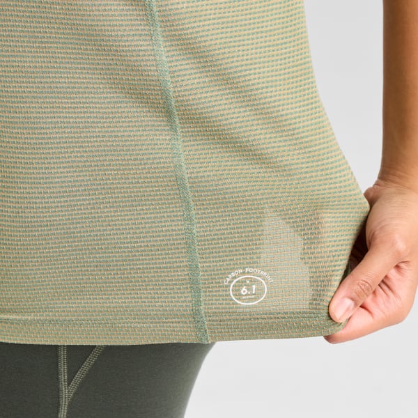 Women's Natural Run Tee - Hazy Cargo