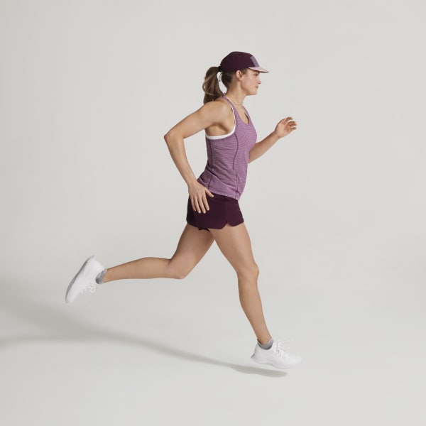 Women's Natural Run Short - Aubergine