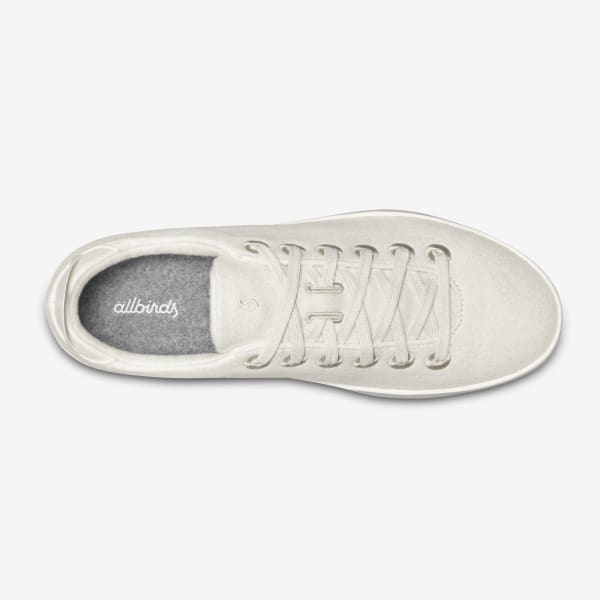Men's Wool Pipers - Natural White (White Sole)