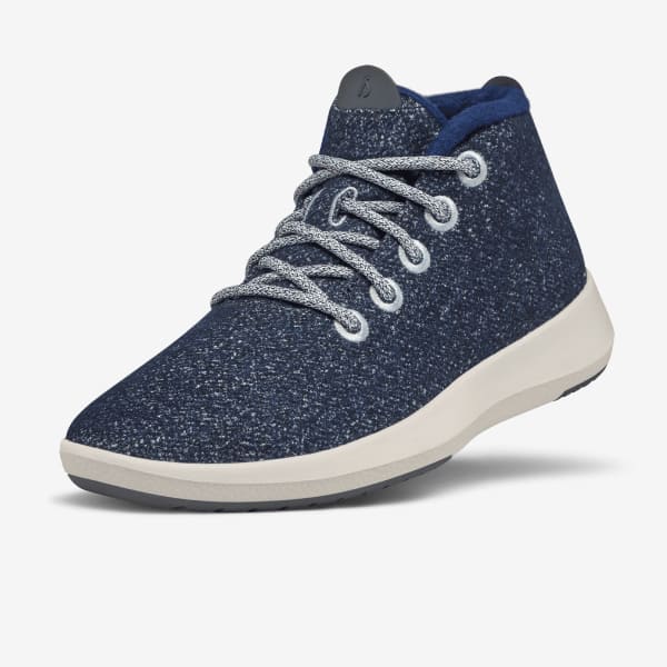 Men's Wool Runner-up Mizzles - Blue Ridge (White Sole)