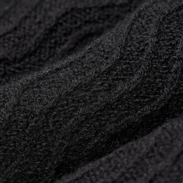 Men's Wool Jumper - Natural Black
