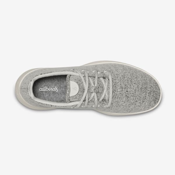 Men's Wool Runners - Dapple Grey (Cream Sole)