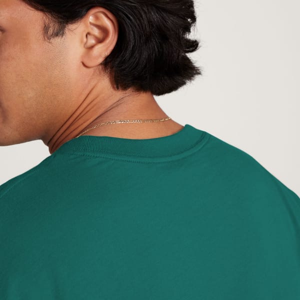 Men's Allgood Cotton Long Sleeve Tee - Deep Emerald