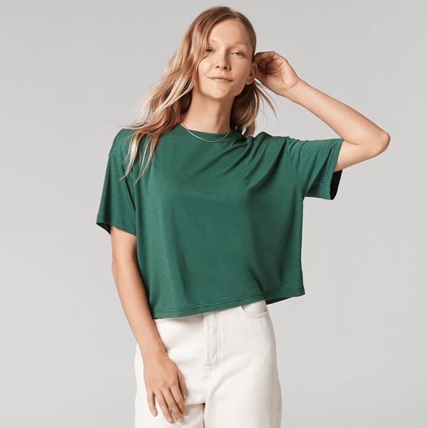 Women's Sea Tee - Relaxed Fit - Forest 