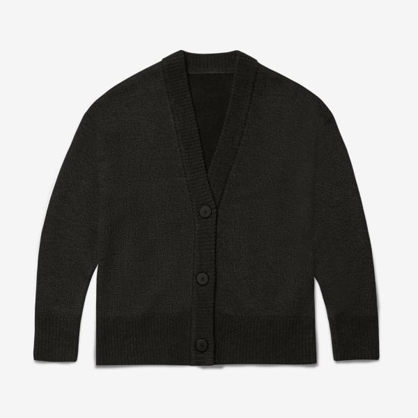 Women's Wool Cardi - Charcoal