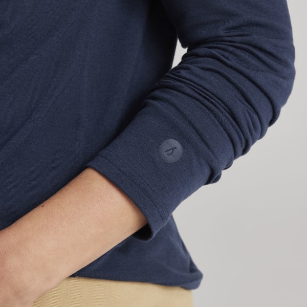 Women's Long Sleeve Sea Tee - Navy Night