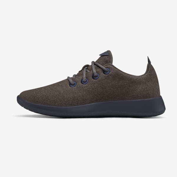 Men's Wool Runners - Cocoa (Dark Navy Sole)