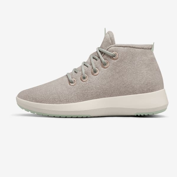 Men's Wool Runner-up Mizzles - Fog (Cream Sole)