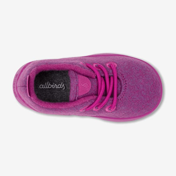 Smallbirds Wool Runners - Little Kids - Bloom Pink (Bloom Pink Sole)