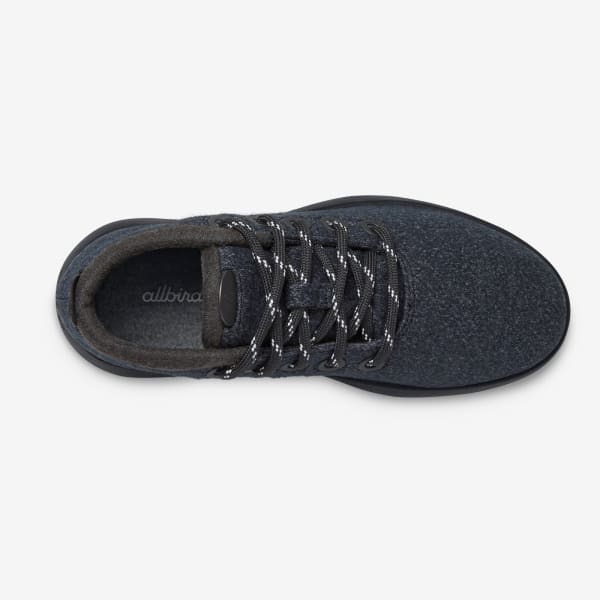 Men's Wool Runner-up Mizzles - Natural Black (Natural Black Sole)