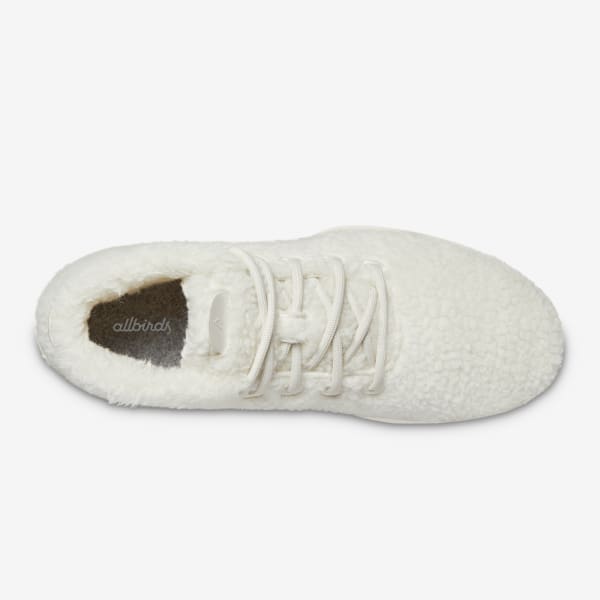 Women's Wool Runner-up Fluffs - Natural White (Natural White Sole)