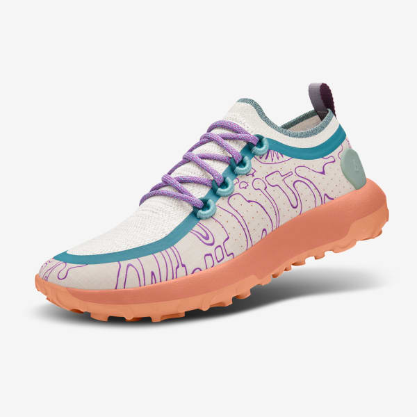 Women's Trail Runners SWT - Forager White (Humid Rust Sole) - #1