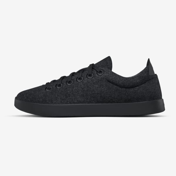 Women's Wool Pipers - Natural Black (Black Sole)