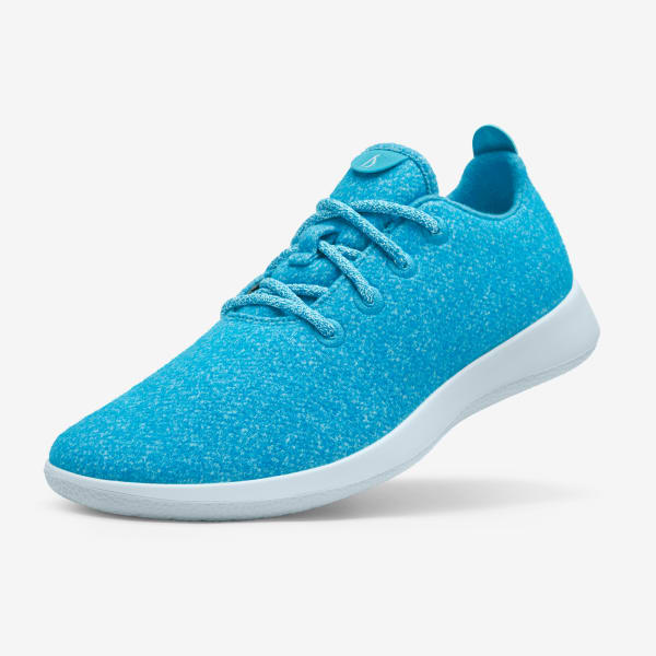 Men's Wool Runners - Thrive Teal (Clarity Blue Sole) - #1