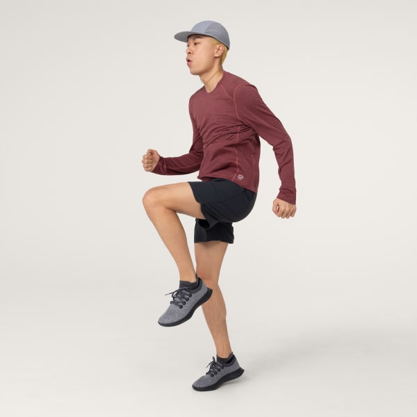 Men's Natural Run Long Sleeve Tee - Hazy Sienna