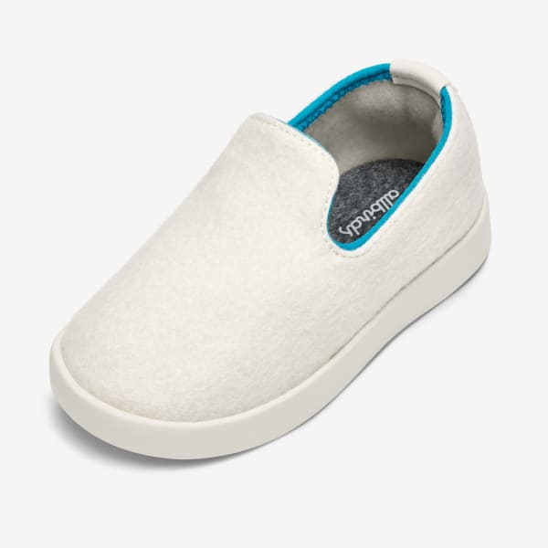 Smallbirds Wool Loungers - Little Kids - Natural White (Natural White Sole)