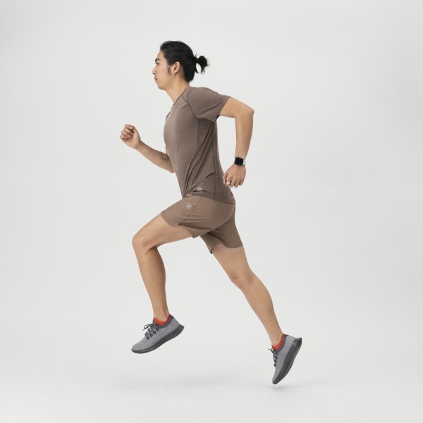 Men's Natural Run Short - Hazy Cocoa
