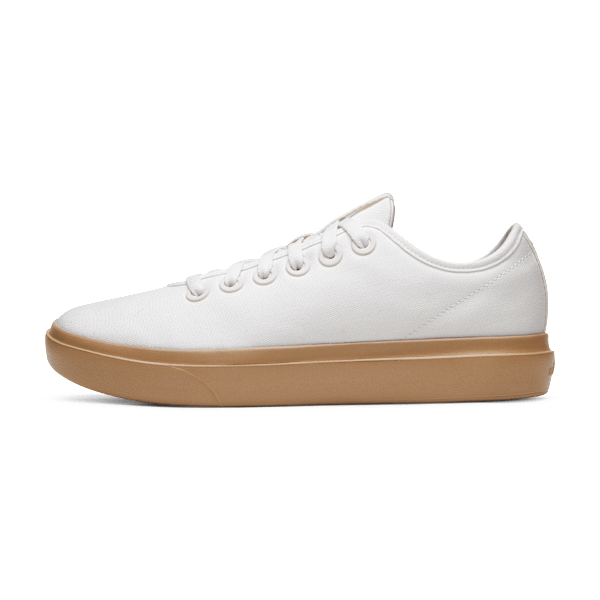 Women's Canvas Pipers - Blizzard (Bark Brown Sole)