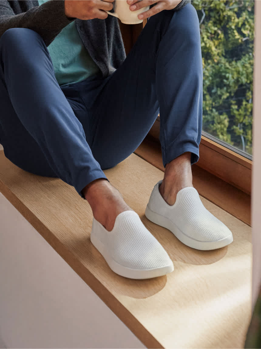 Men's Tree Loungers - White - Slip-Ons | Allbirds