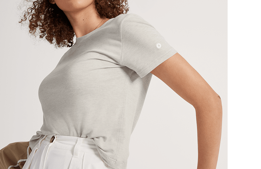 Allbirds Women's Sea Tee - Classic Fit - Medium Grey | Reviews