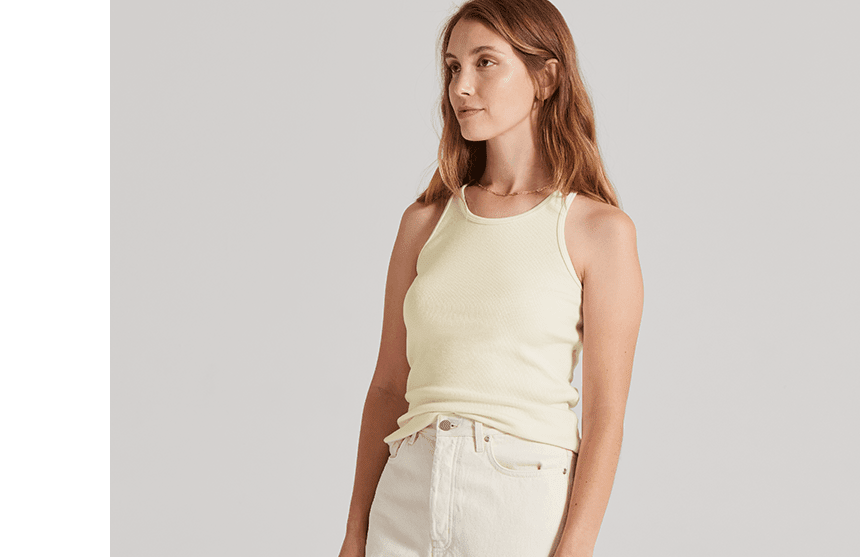 Summer Sale Hemp Cotton Spandex Tank 