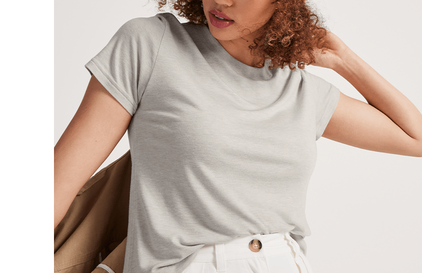 Allbirds Women's Sea Tee - Classic Fit - Medium Grey | Reviews