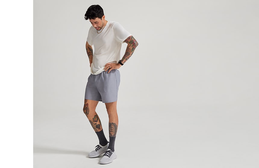 Allbirds Men's Natural Run Short - Natural Black | Reviews