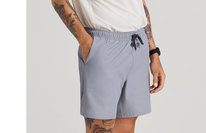 Allbirds Men's Natural Run Short - Black | Sustainable Running Clothes