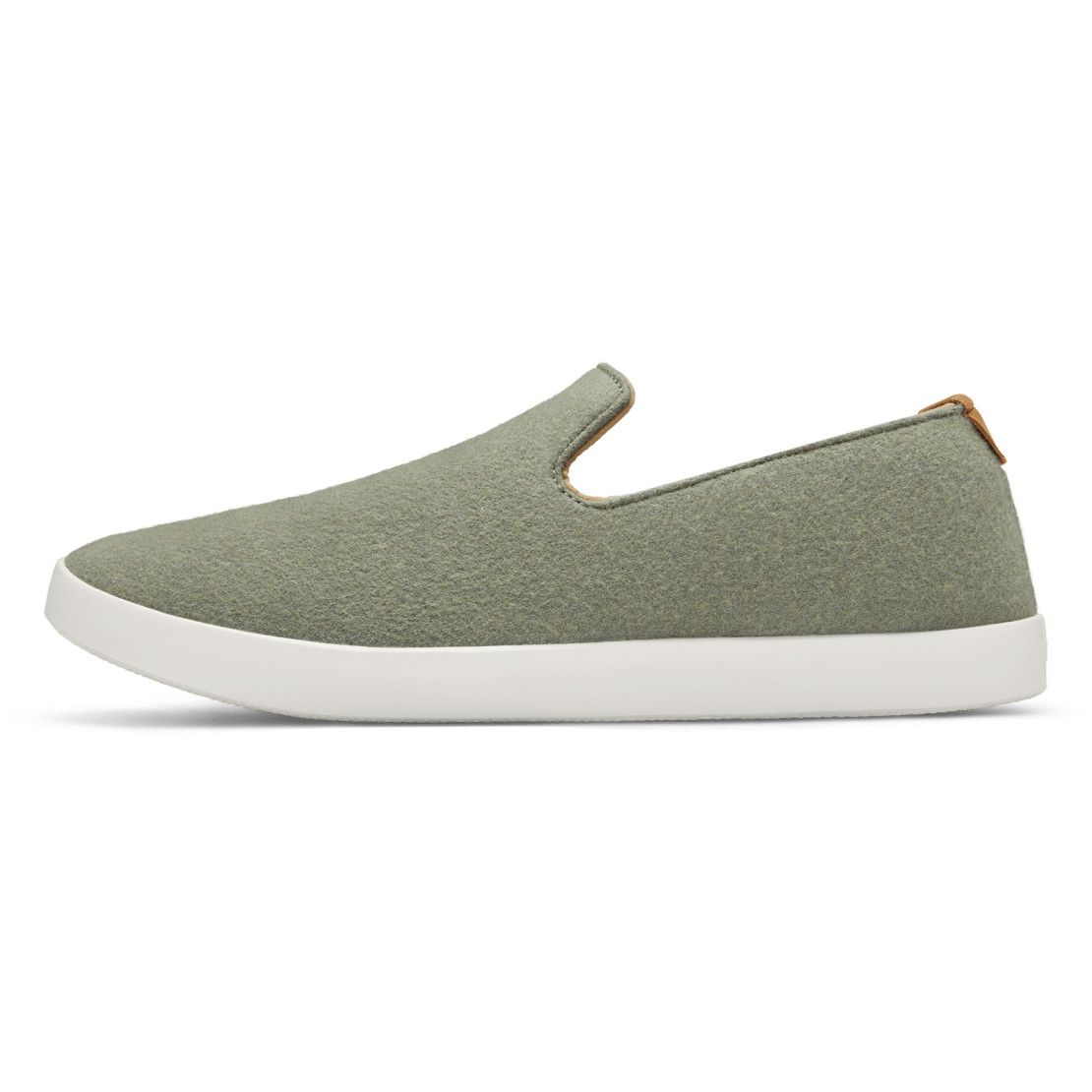 AB007DM SHOE LEFT GLOBAL MENS WOOL LOUNGER HAZY PINE NATURAL WHITE